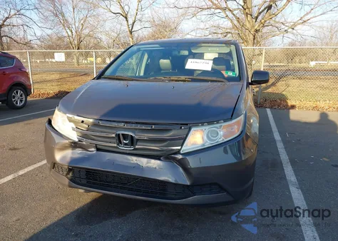 2013 Honda Odyssey Ex-L from USA, damaged, VIN 5FNRL5H62DB029267